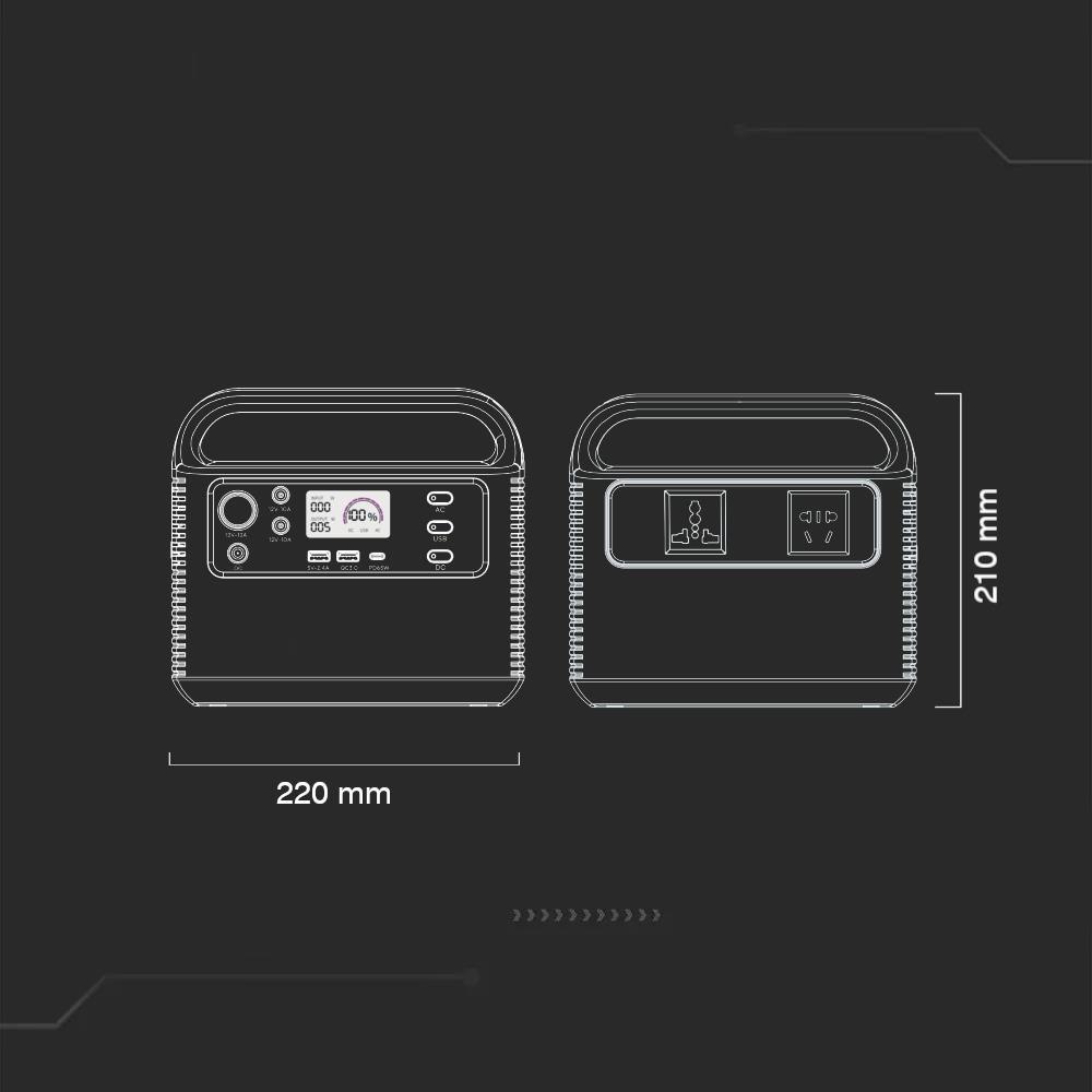 Magazyn Bank Energii V Tac Generator M Powerbank Wh W W Max